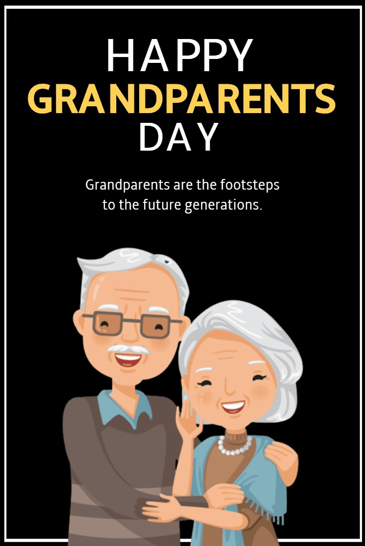 イラスト 祖父母の日のお祝いメッセージ 8
