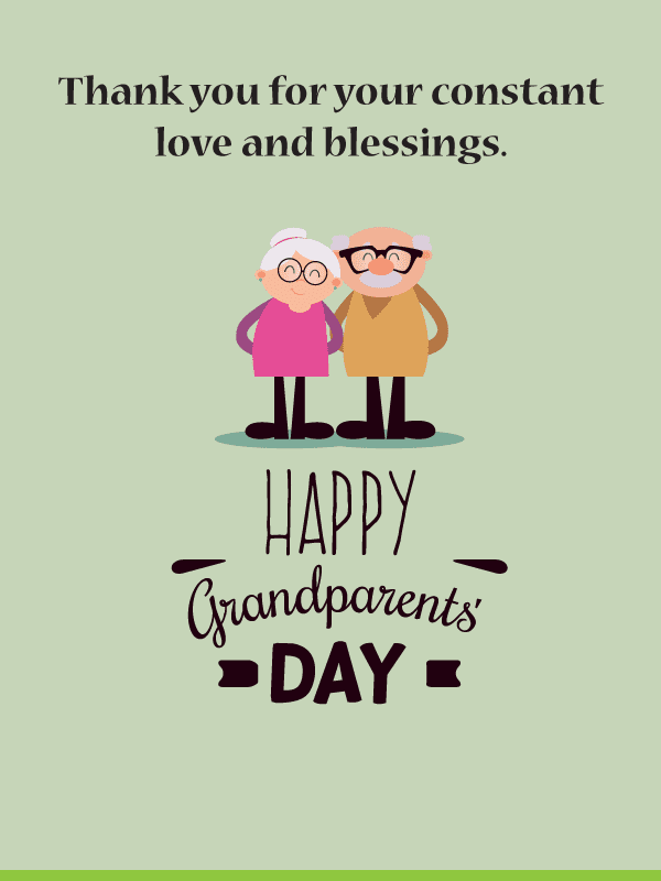 イラスト 祖父母の日のお祝いの絵 5