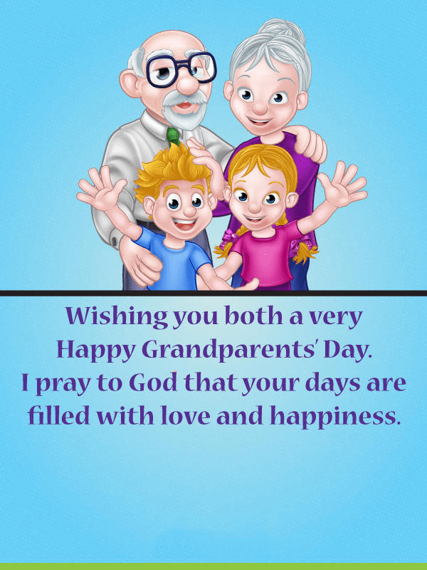 イラスト 祖父母の日のお祝いの絵 8