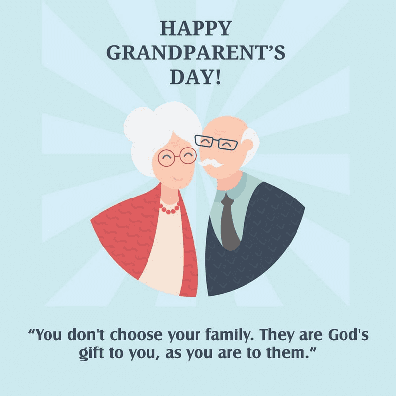 イラスト 祖父母の日のお祝いのメッセージ 10 イラスト
