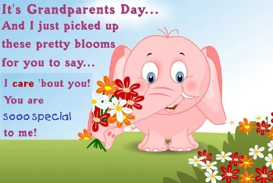 イラスト 祖父母の日のお祝いのメッセージ 2 イラスト