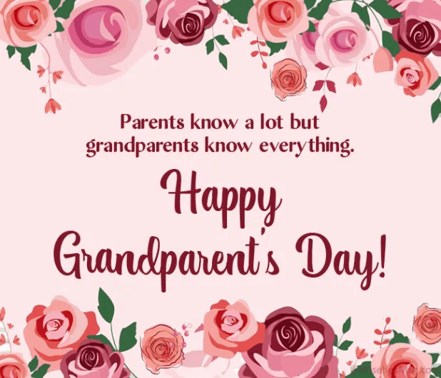 イラスト 祖父母の日のお祝いのメッセージ 4