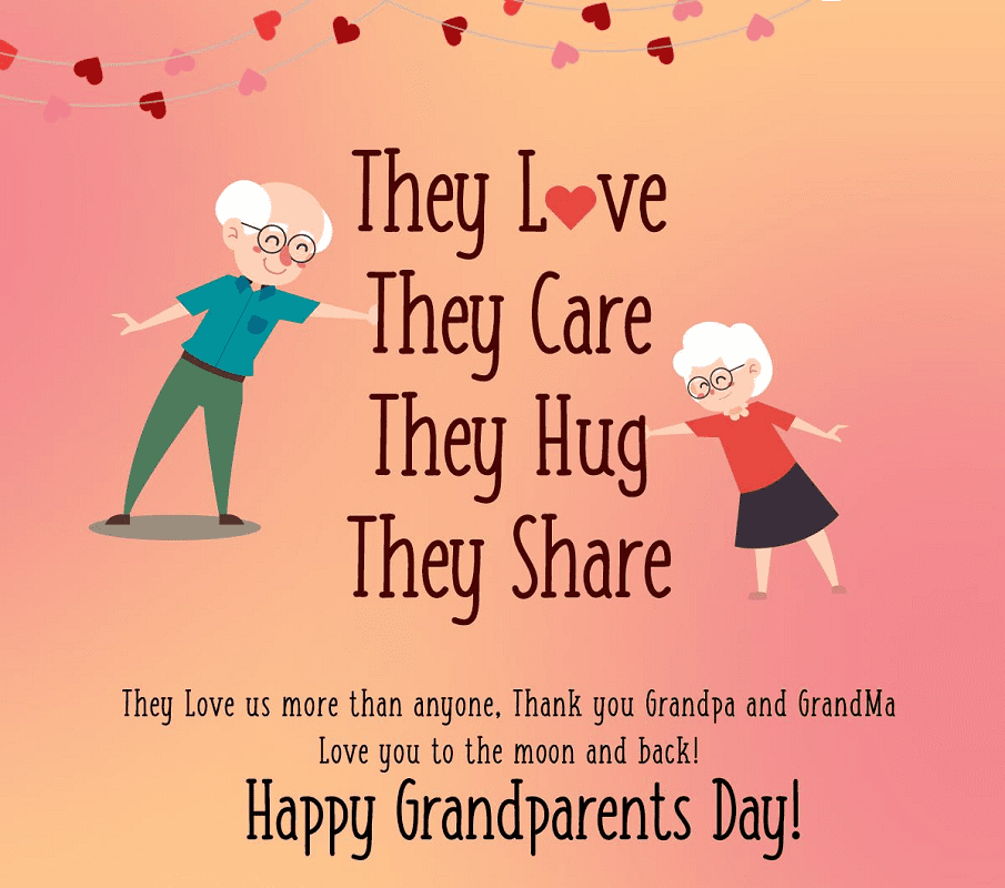 イラスト 祖父母の日のお祝いのメッセージ 9 イラスト