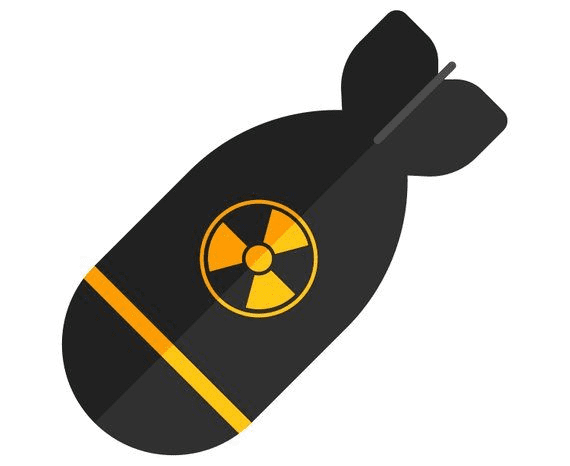 核爆弾のイラスト無料画像 イラスト
