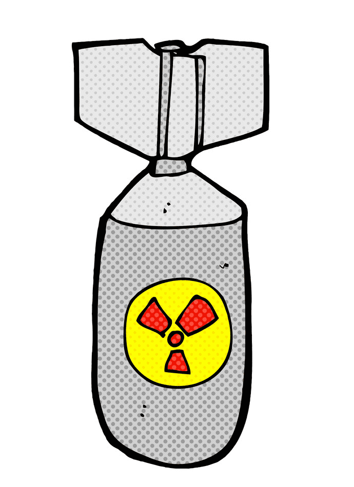 核爆弾のイラスト無料