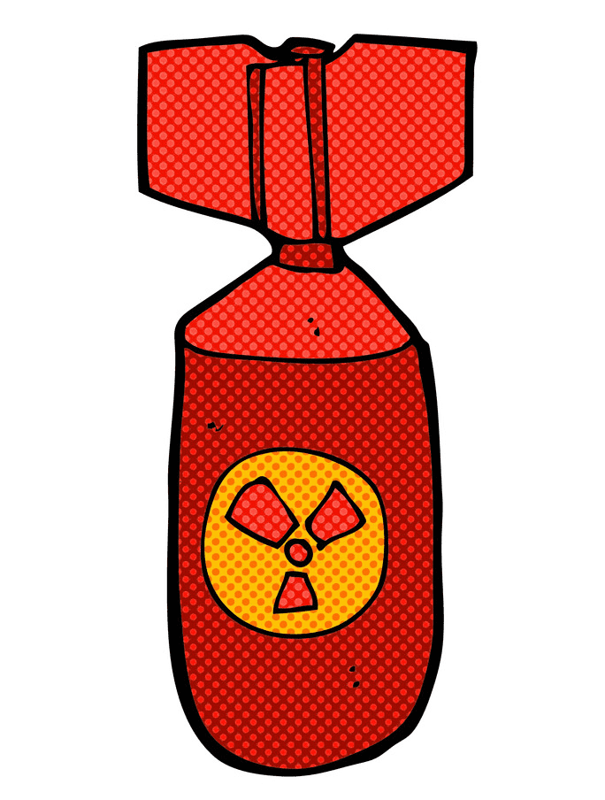 核爆弾のイラストのダウンロード