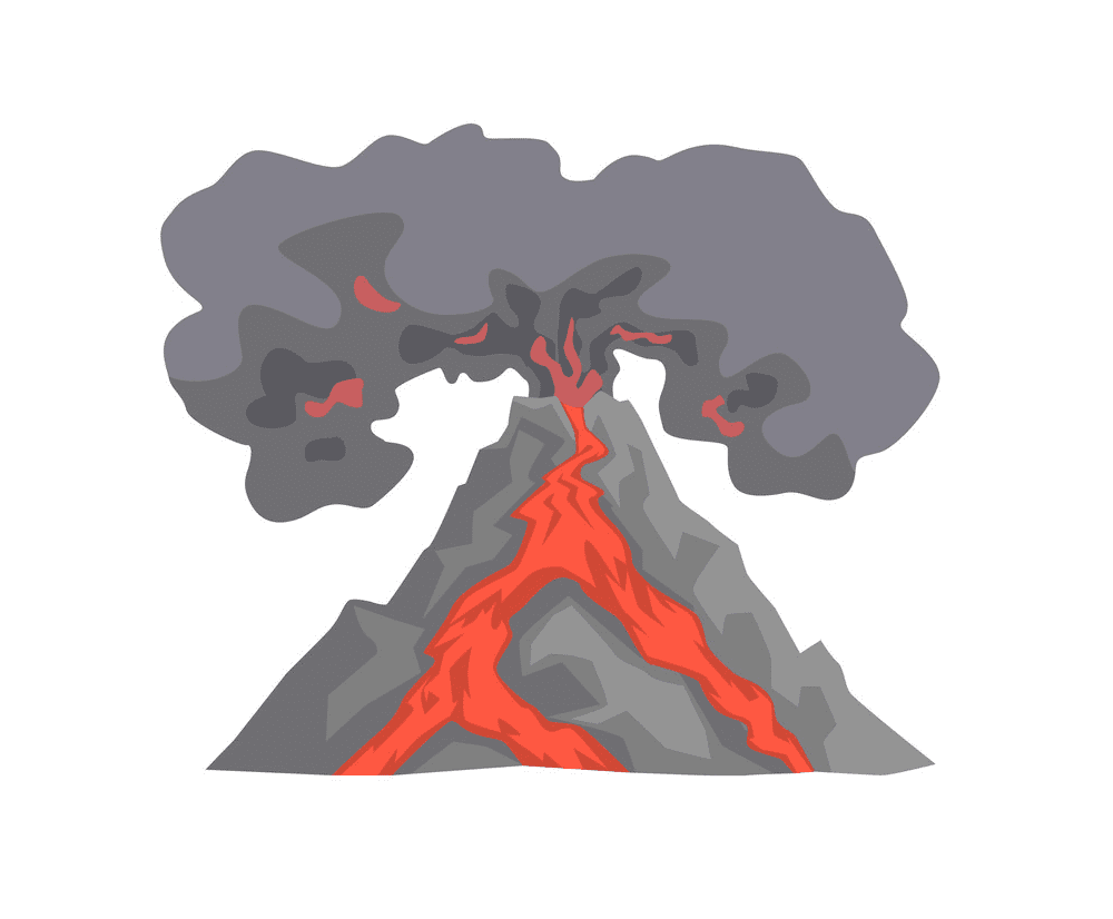 火山噴火イラスト無料ダウンロード イラスト