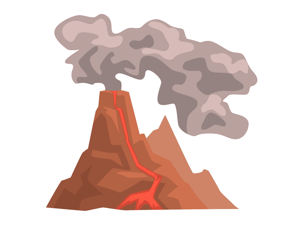 火山噴火イラスト png イメージ