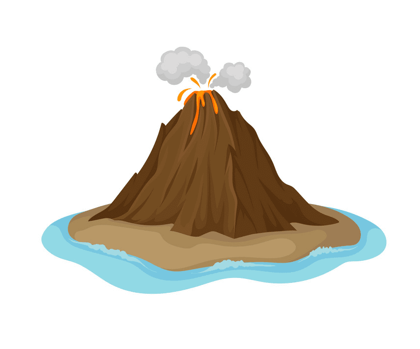 火山のイラスト1