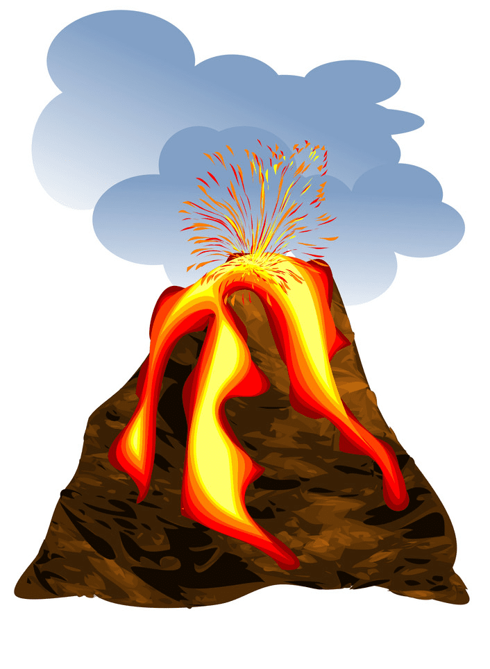 火山のイラスト3 イラスト