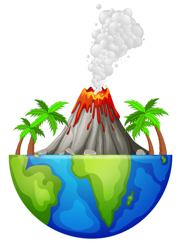 火山のイラスト9