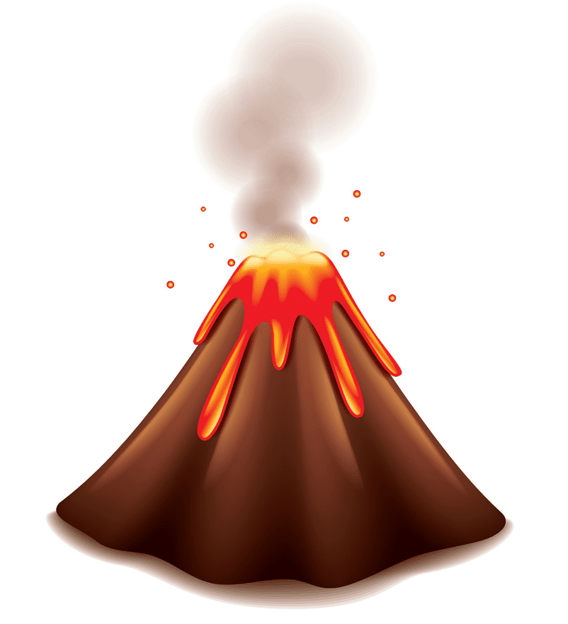 火山のイラスト画像 イラスト