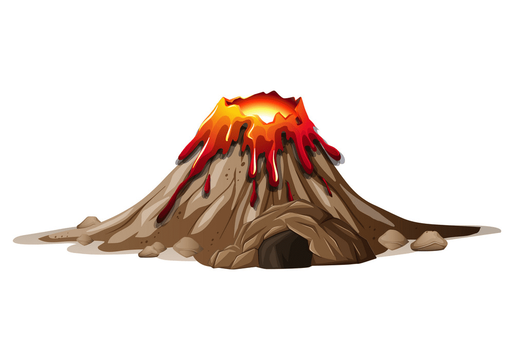 火山のイラスト png 1