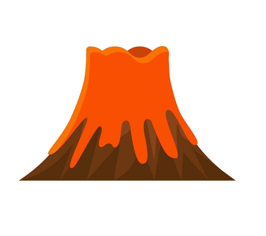 火山のイラスト png 10