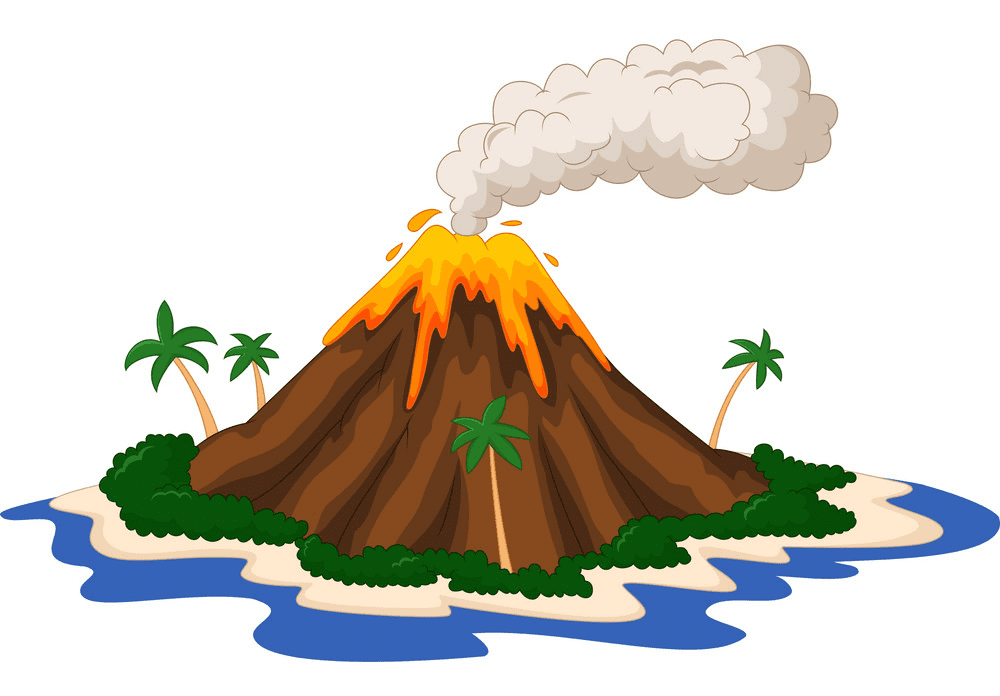 火山のイラスト png イラスト