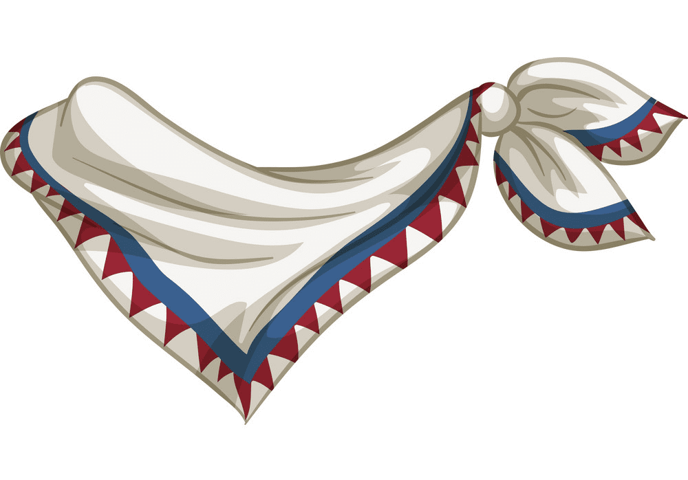 子ども向けスカーフのイラスト