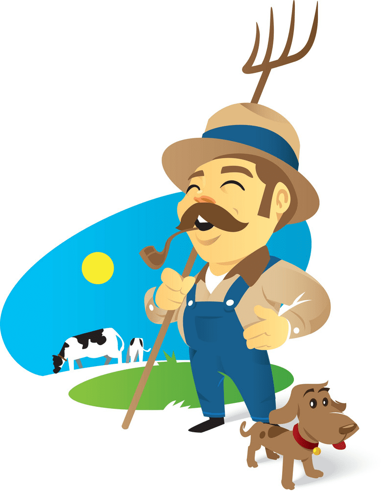 農家のイラスト画像