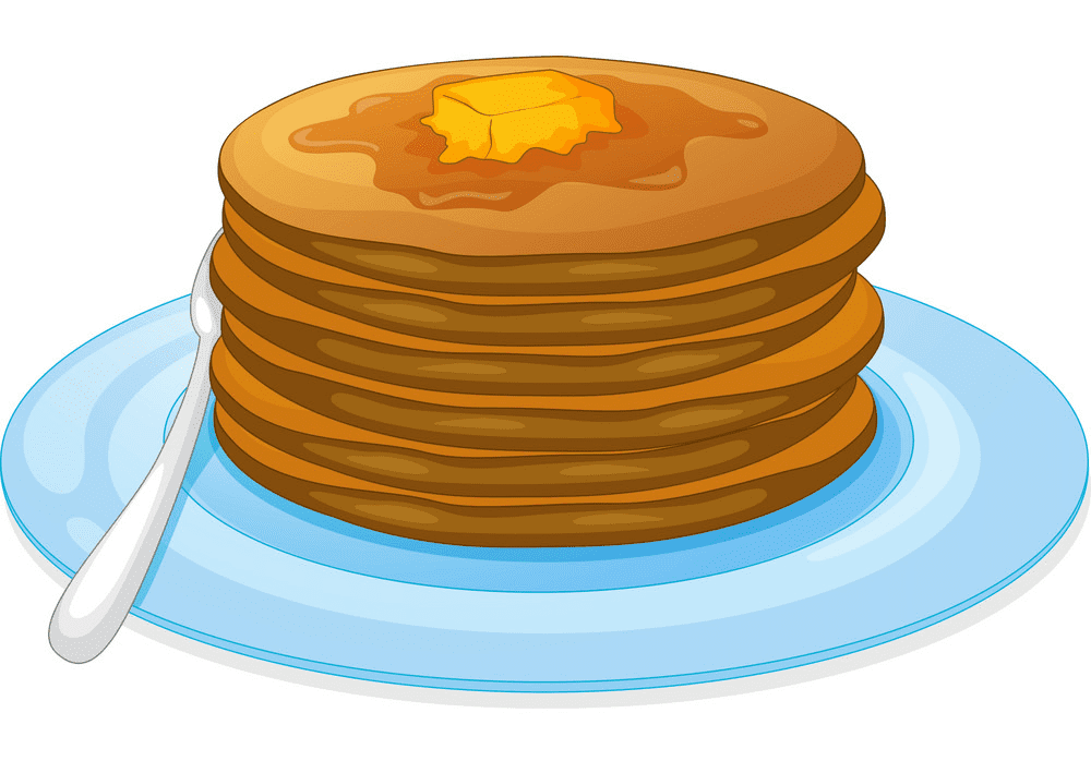 パンケーキの朝食イラストpng イラスト