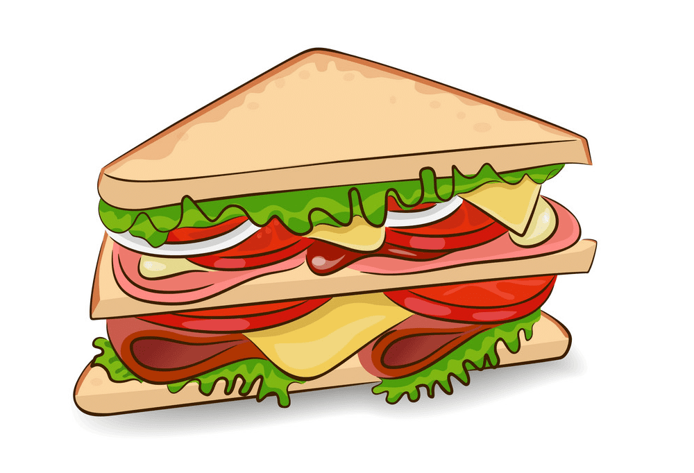 サンドイッチのイラスト7