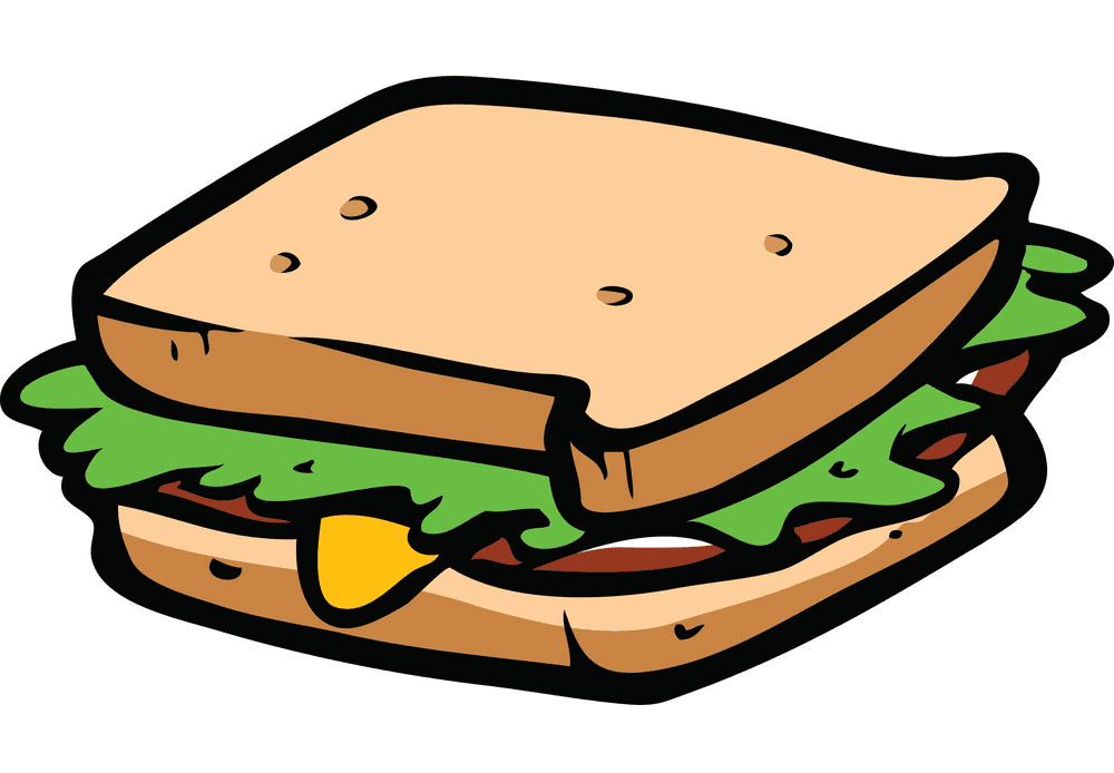 サンドイッチのイラスト画像