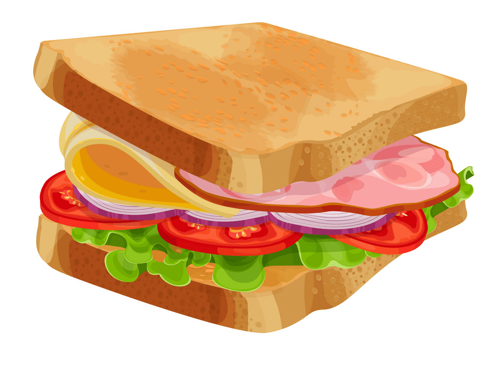 サンドイッチのイラスト画像 イラスト
