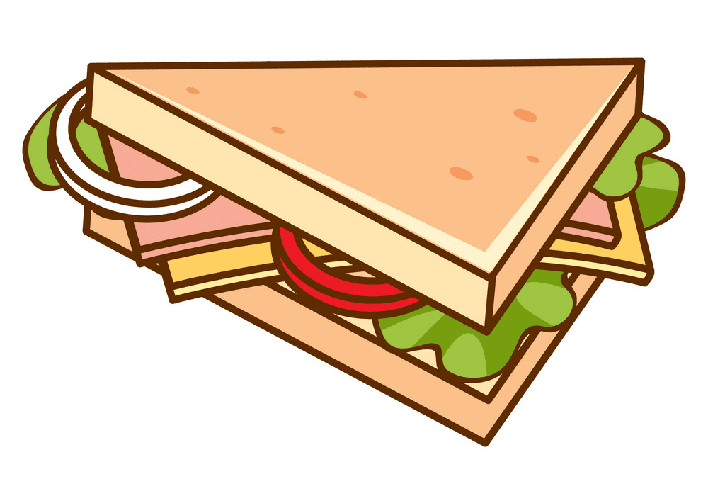 サンドイッチのイラストのpng画像