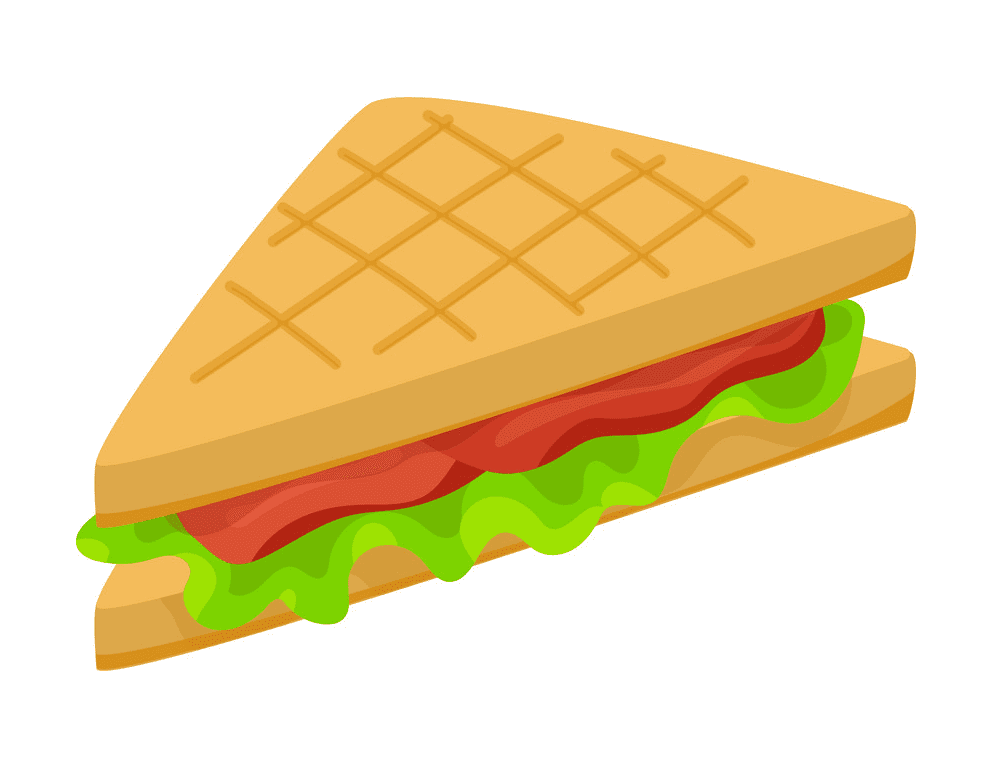 サンドイッチのイラストを無料でダウンロード イラスト