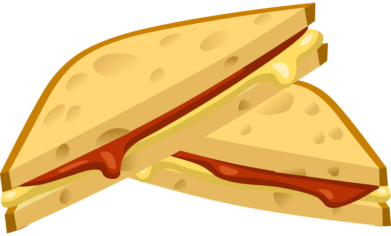 サンドイッチのイラスト 透明な背景 9 イラスト