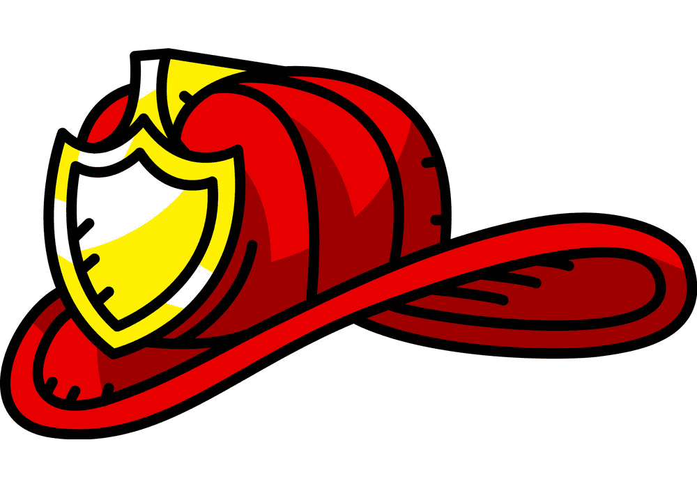 消防士のヘルメット イラスト画像 イラスト