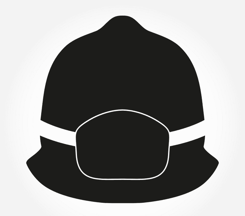 消防士のヘルメット イラストダウンロード