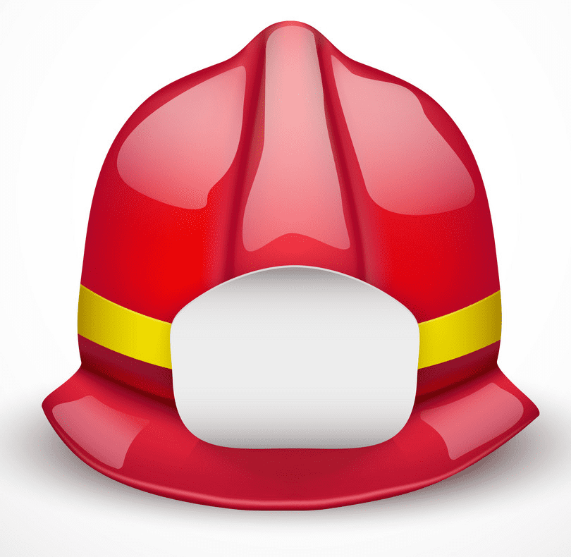 消防士のヘルメットのイラスト