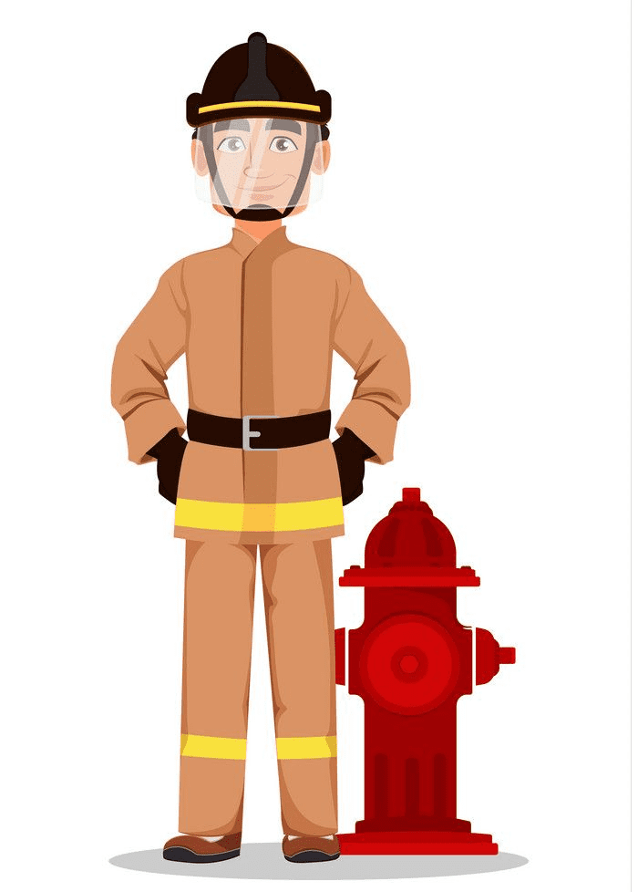 消防士のイラスト3 イラスト
