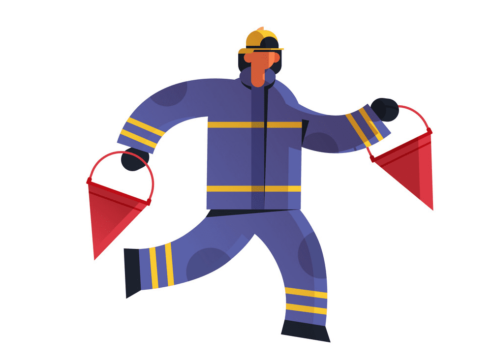 消防士のイラスト4 イラスト