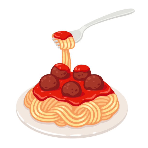 スパゲッティのイラスト6 イラスト