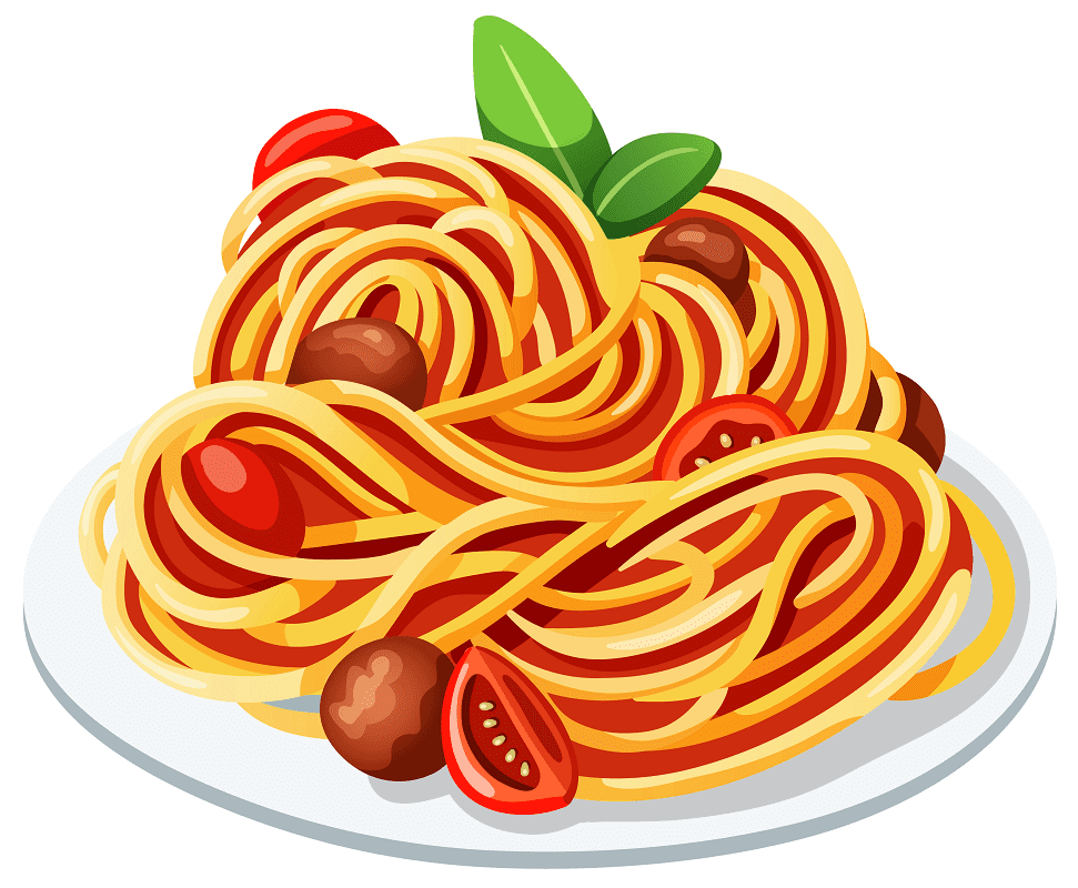 スパゲッティのイラスト 8
