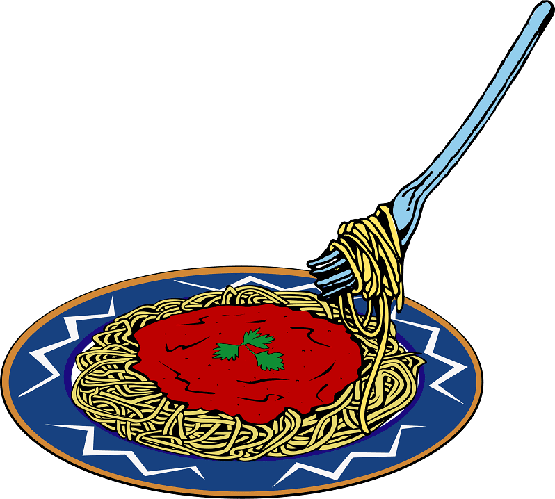 スパゲッティのイラスト png 1
