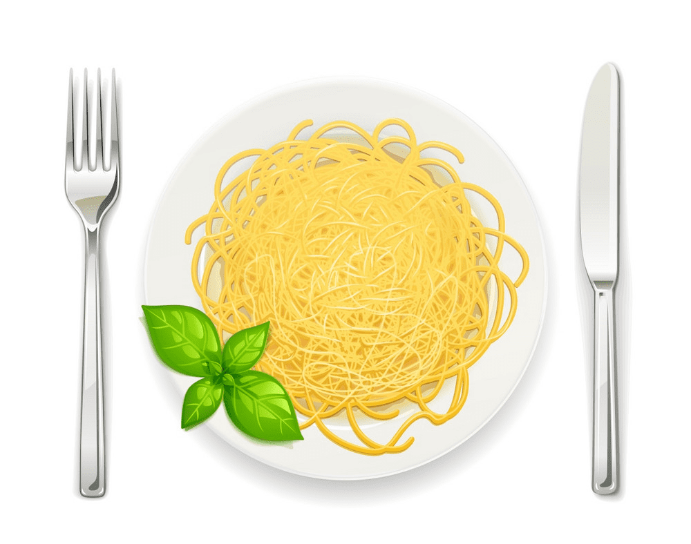 スパゲッティのイラスト png 3