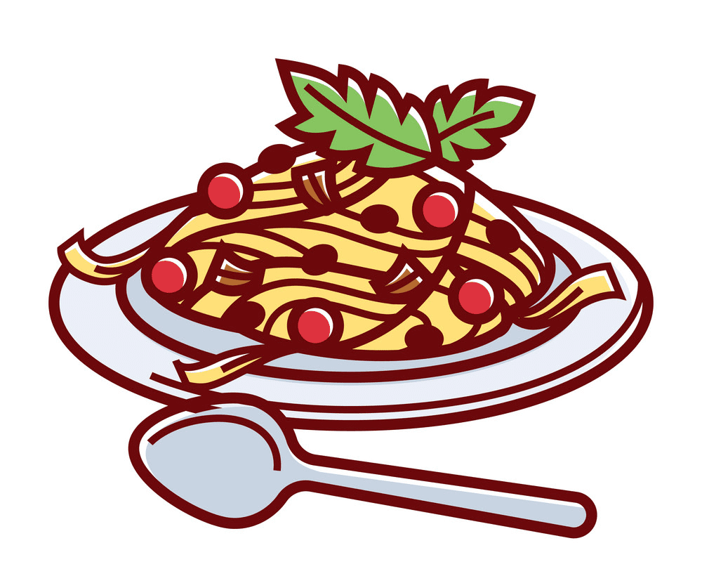 スパゲッティのイラスト png 7