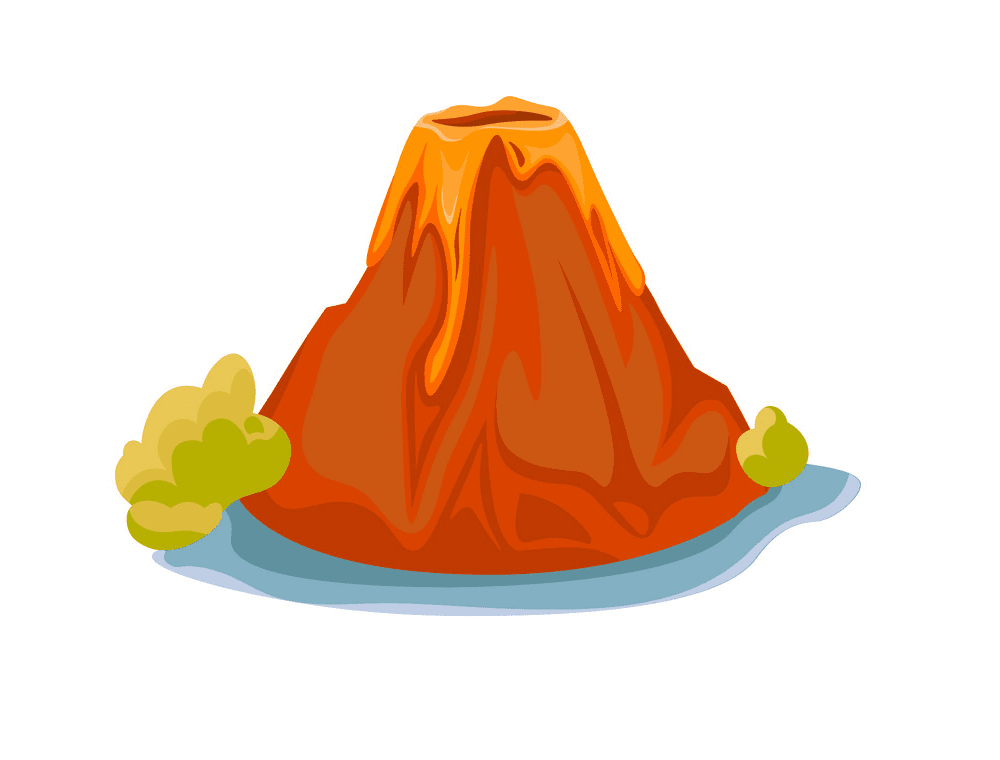 火山のイラスト png 5 イラスト