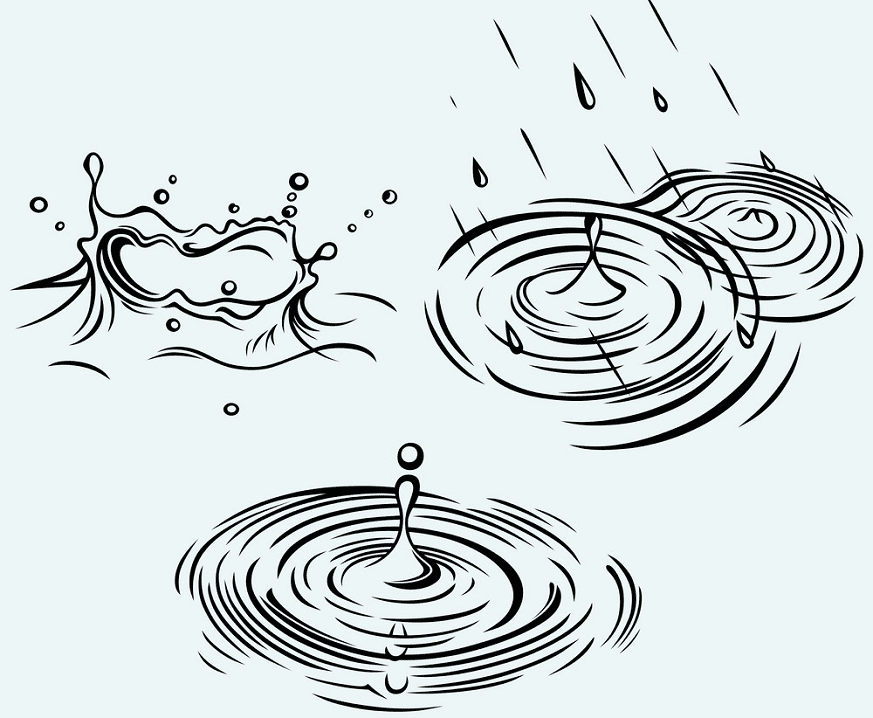 雨のイラスト2 イラスト