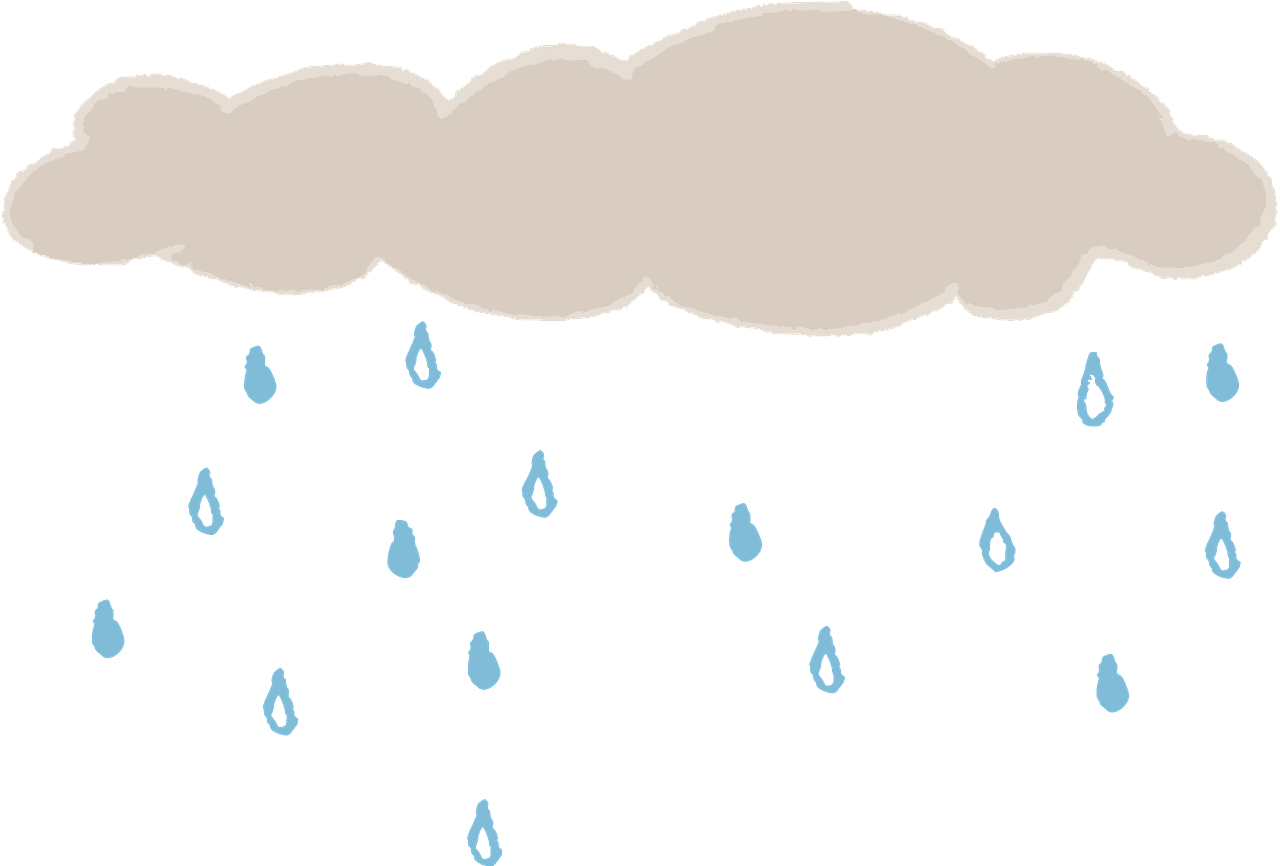 雨のイラスト透明5 イラスト