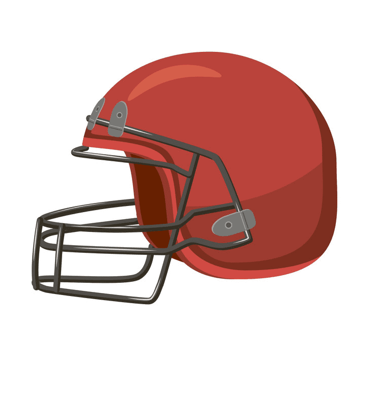 フットボールヘルメットのイラスト画像 イラスト