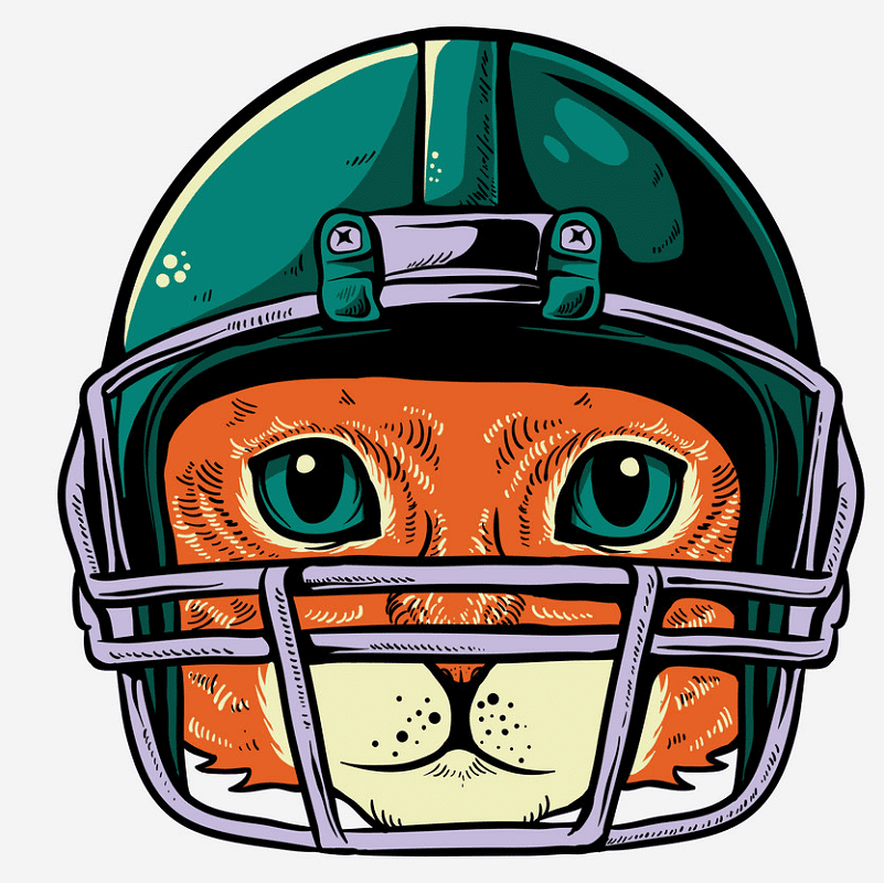 フットボールヘルメットのイラスト無料画像 イラスト