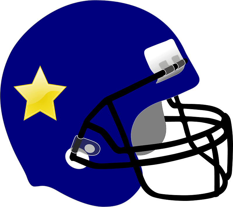 フットボールヘルメットのイラスト 透明 7 イラスト