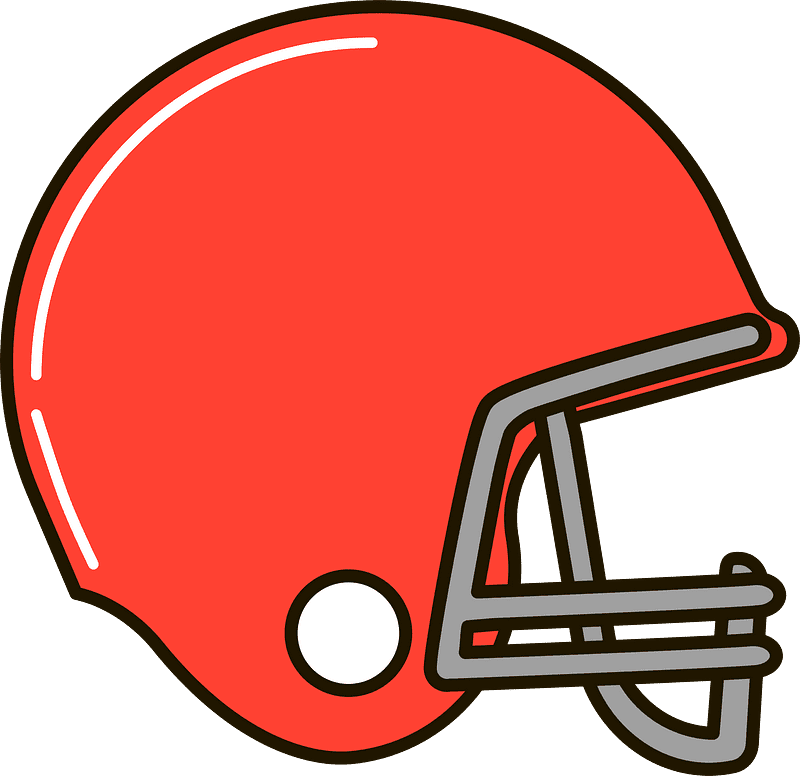 フットボールヘルメットのイラスト透明ダウンロード イラスト