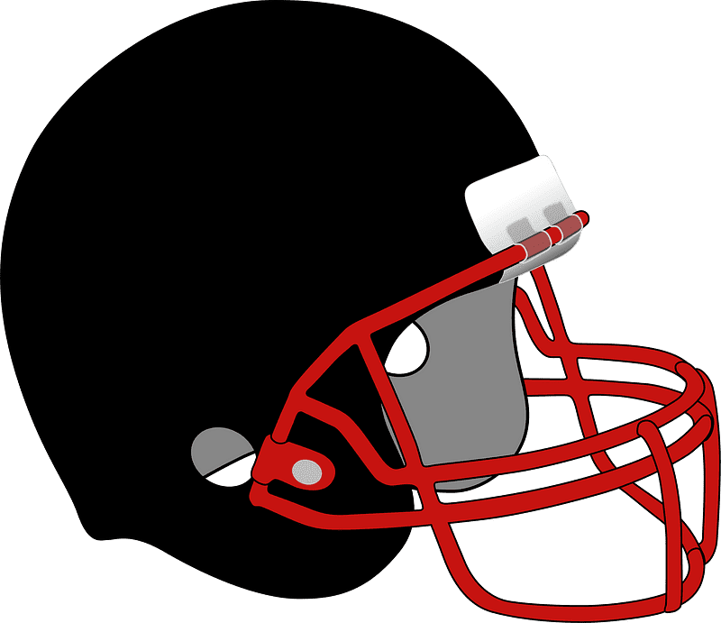 フットボールヘルメットのイラスト 透明な背景 2 イラスト