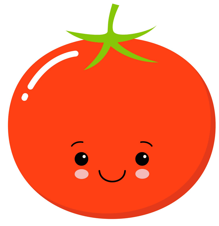 かわいいトマトのイラスト イラスト