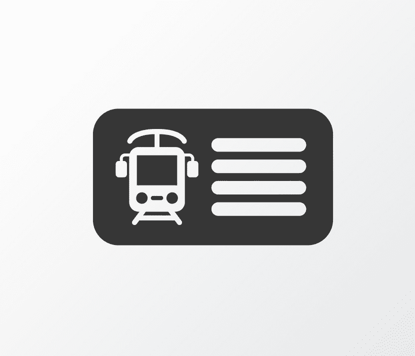 子供のための電車の切符のイラスト イラスト
