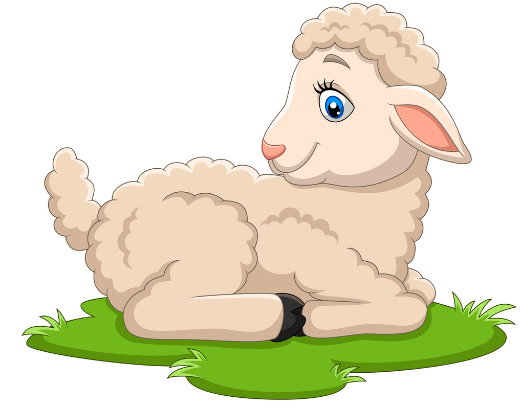 子供のための子羊のイラスト イラスト