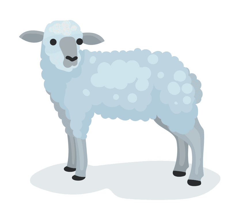 子羊のイラスト無料3